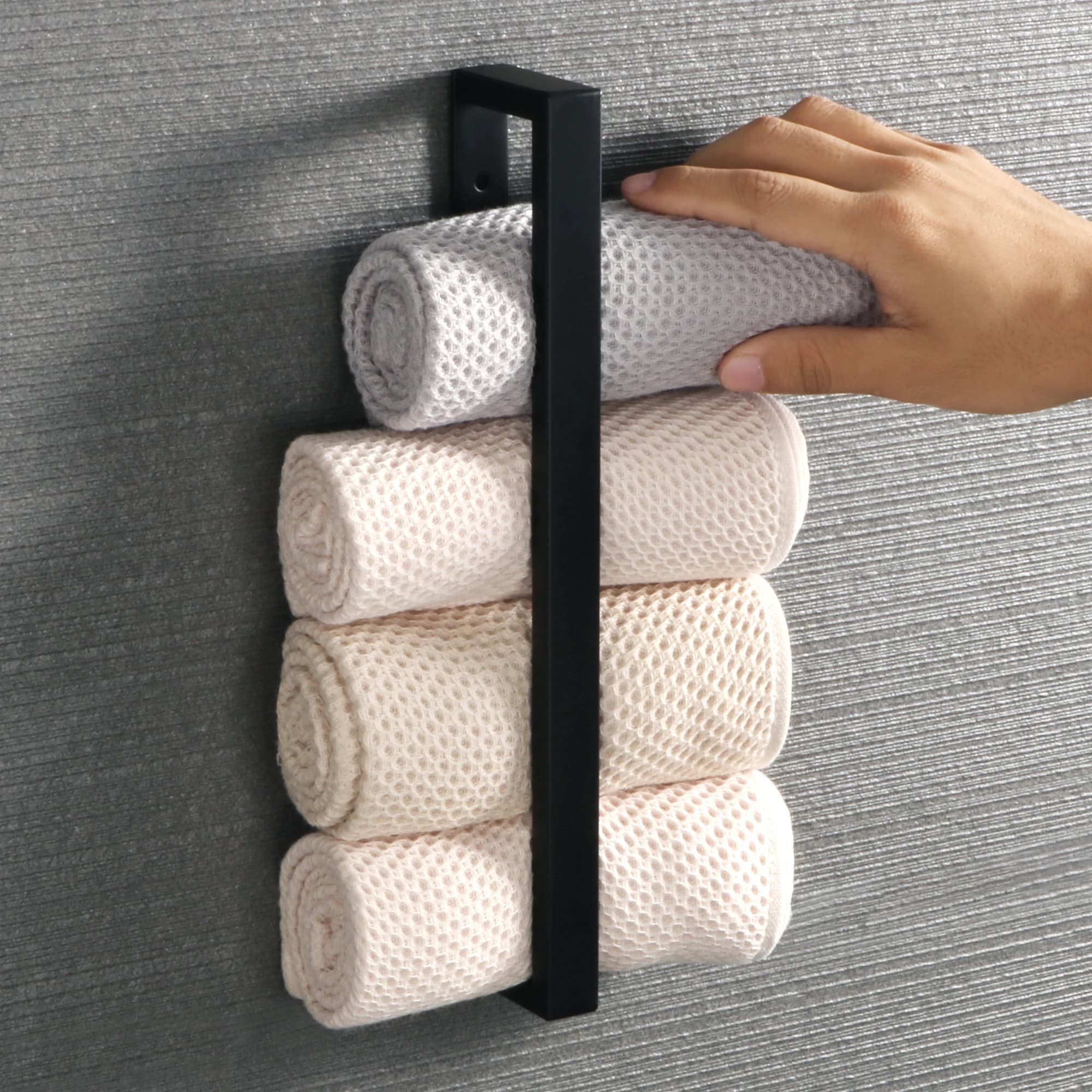 Self-Adhesive Towel Bar — Stainless Steel - Image 3
