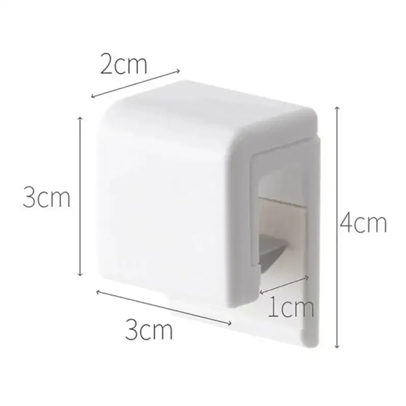 Wall-Mount Toothbrush Holder — 4 Slots, Adhesive - Image 6