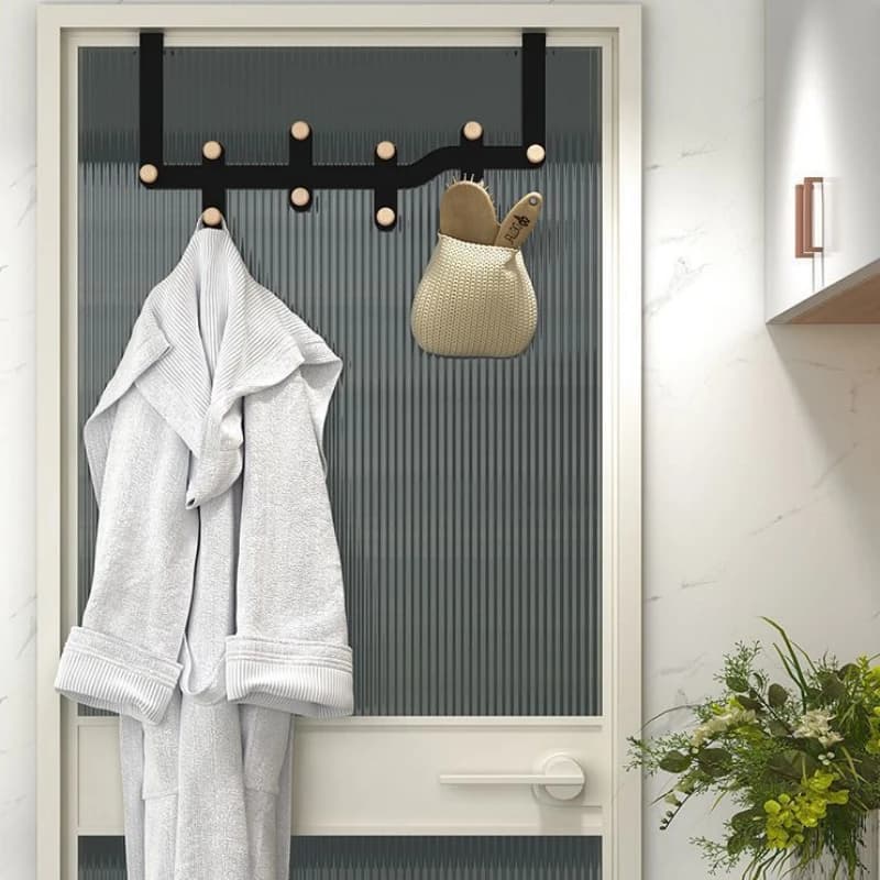 Over-Door Hook Rack — 6 Hooks - Image 5