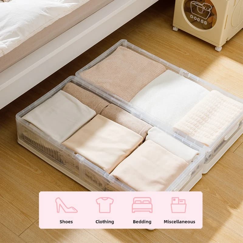 Under-Bed Rolling Storage Bins — 2 Pack - Image 5