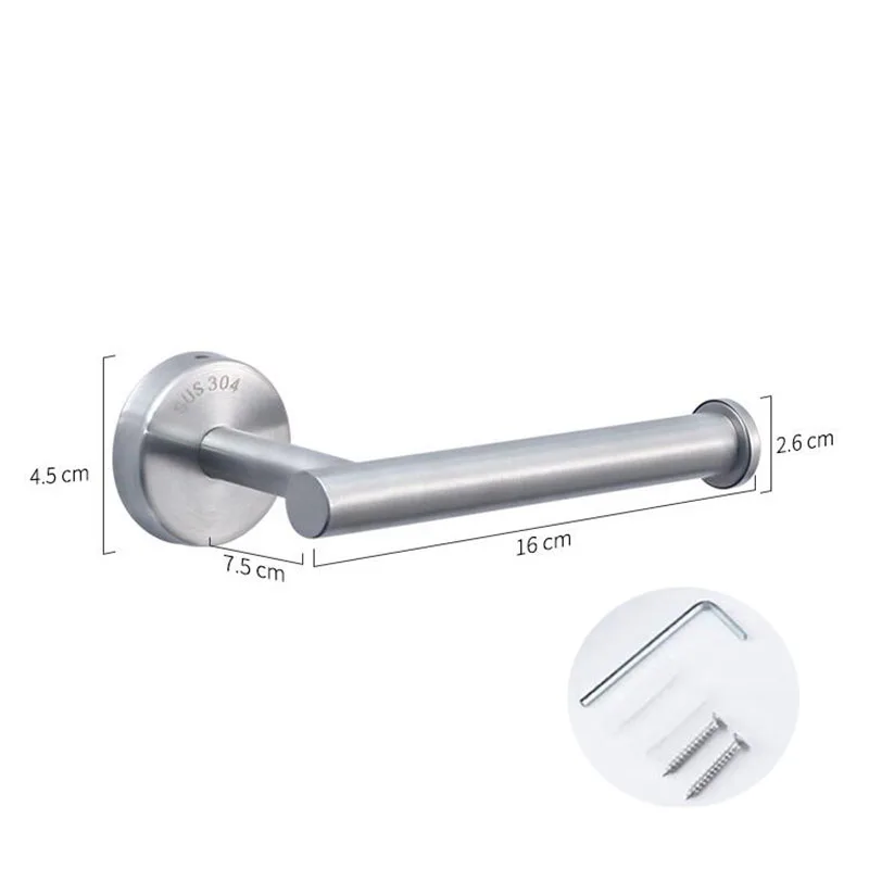 Adhesive Toilet Paper Holder — Matte Black - Image 2