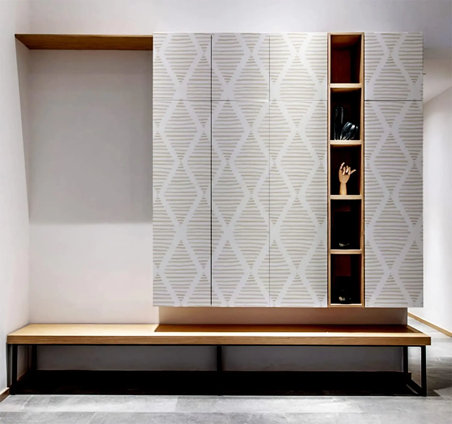 Removable Wallpaper — Modern Geometric Pattern - Image 4