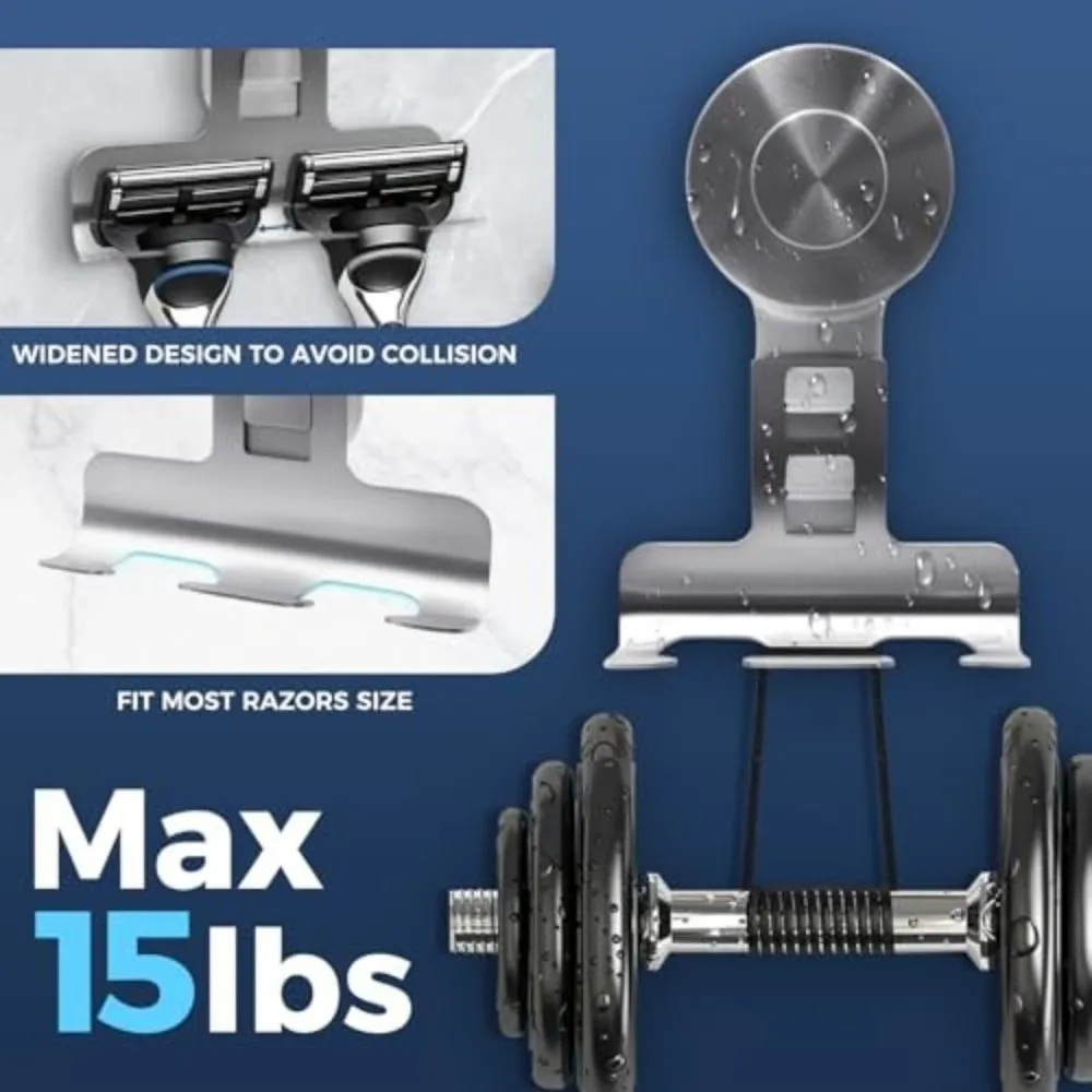 Suction Cup Razor Holder — Shower Mount - Image 2