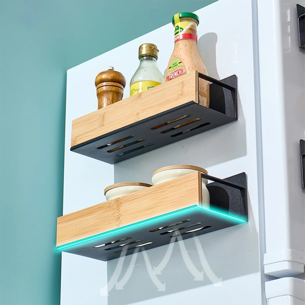 Magnetic Fridge Side Shelf — Spice Rack & Organizer - Image 4