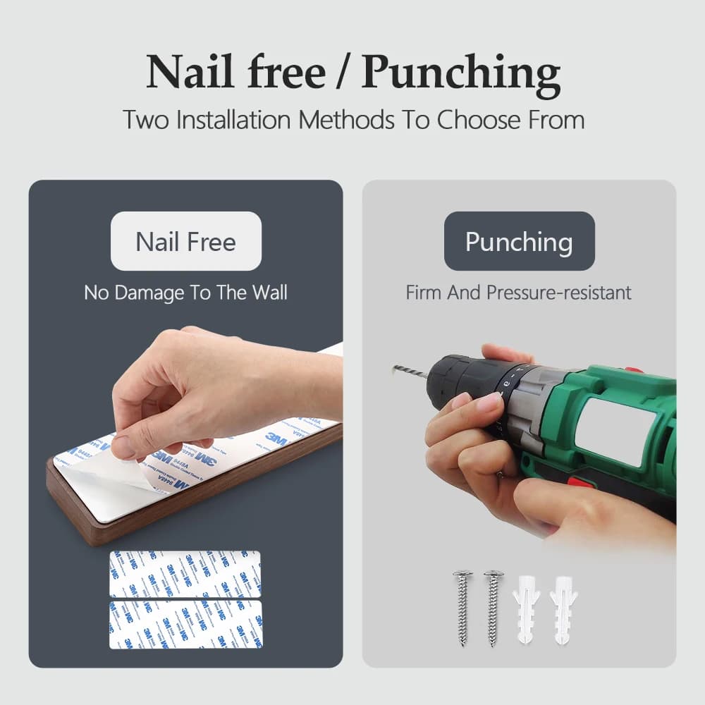 Magnetic Knife Strip — Adhesive Mount, 16" - Image 4