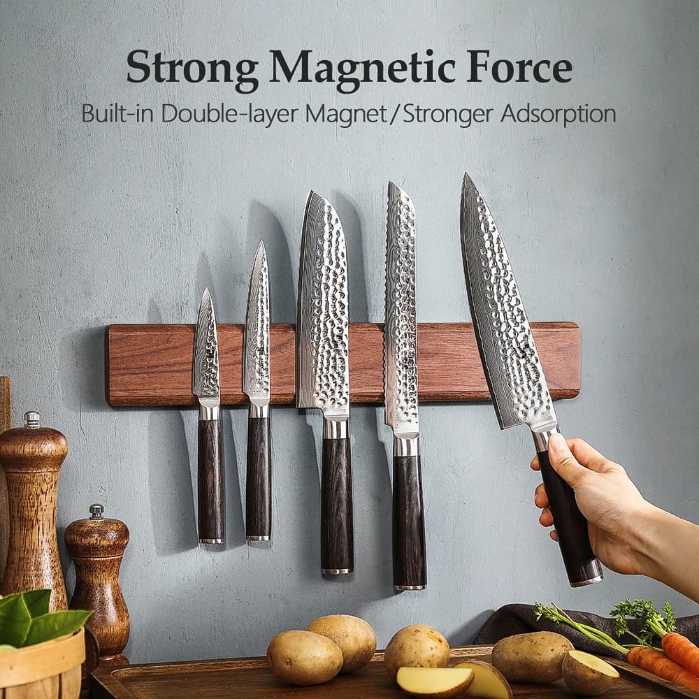 Magnetic Knife Strip — Adhesive Mount, 16" - Image 3