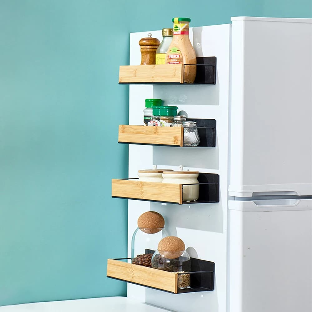 Magnetic Fridge Side Shelf — Spice Rack & Organizer - Image 6