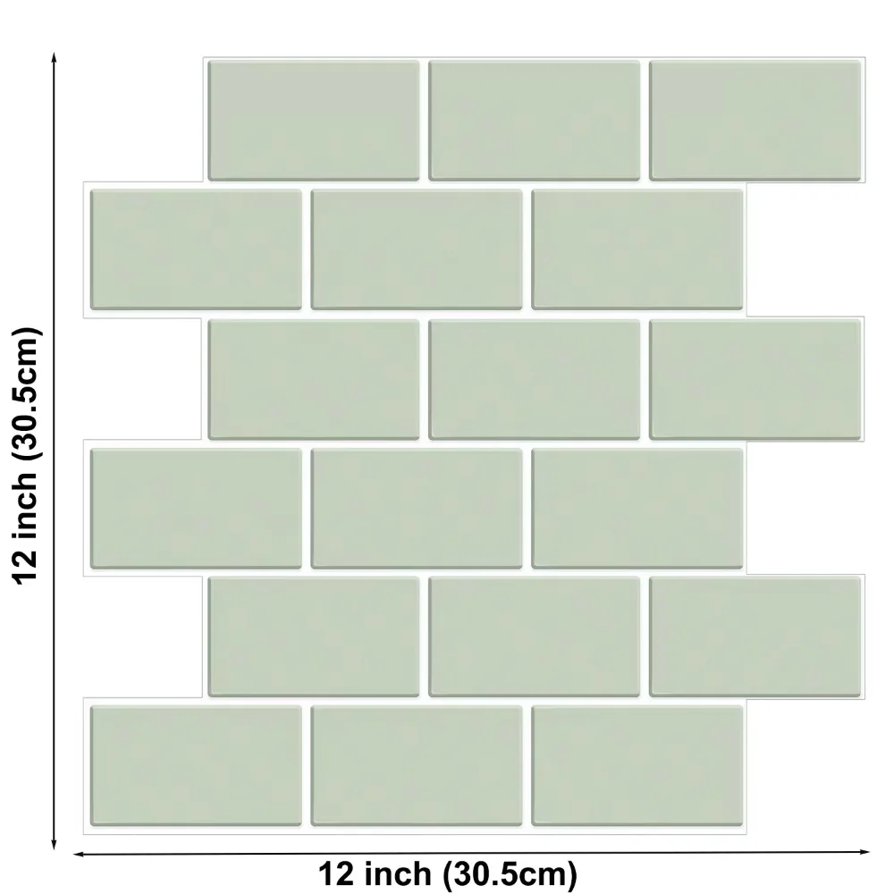 Peel & Stick Backsplash Tiles — Subway Style, 10-Pack - Image 6