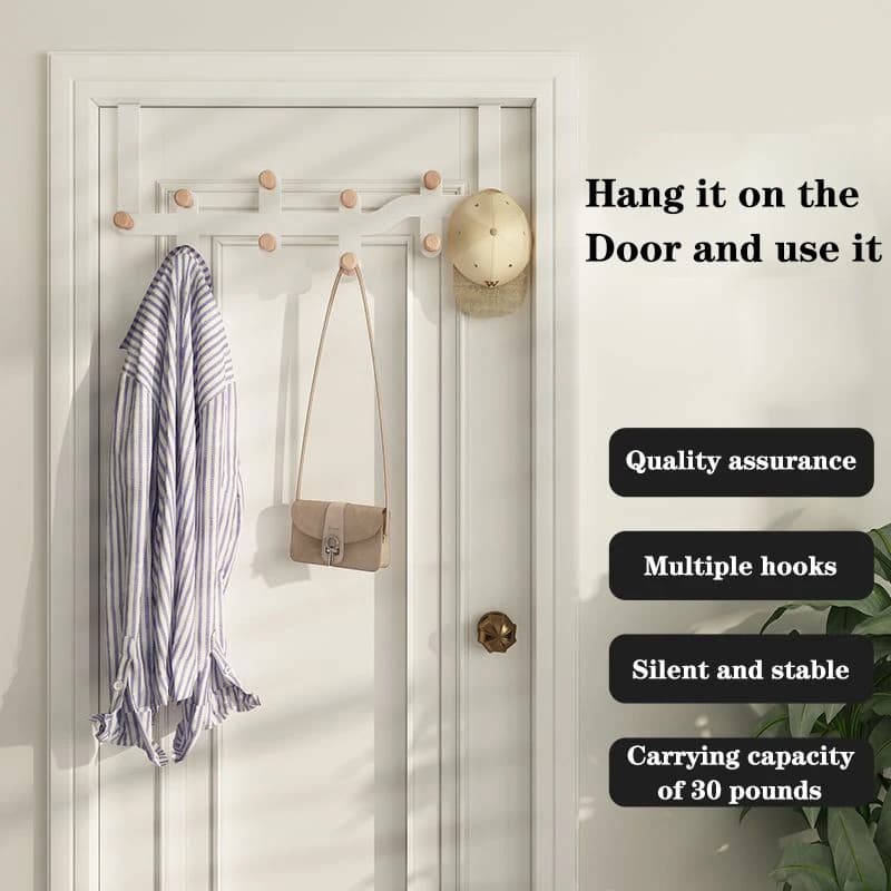 Over-Door Hook Rack — 6 Hooks - Image 3