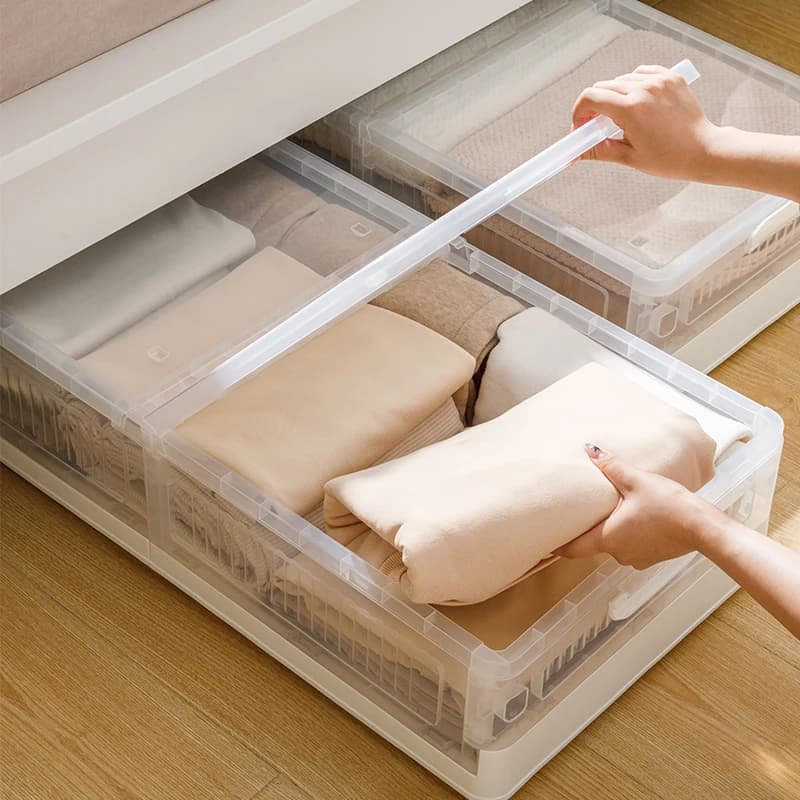 Under-Bed Rolling Storage Bins — 2 Pack - Image 2