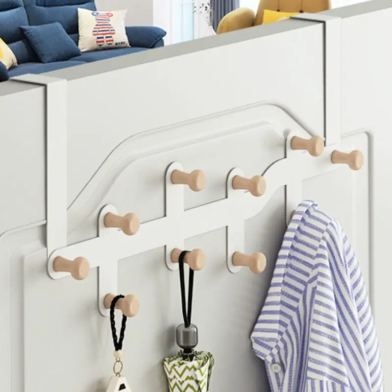 Over-Door Hook Rack — 6 Hooks - Image 2