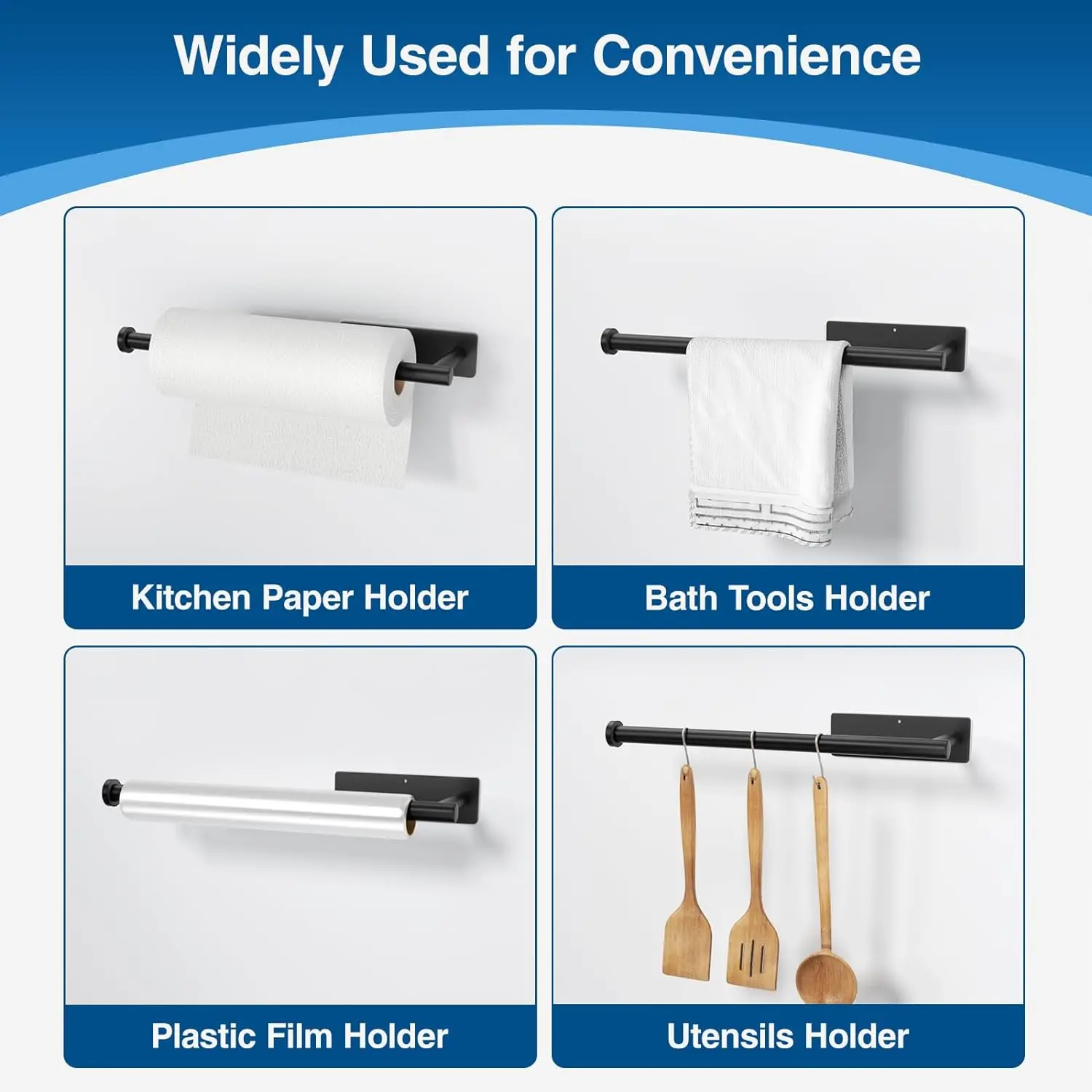 Under-Cabinet Paper Towel Holder — Adhesive - Image 2