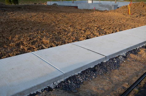 Finished decorative walkway