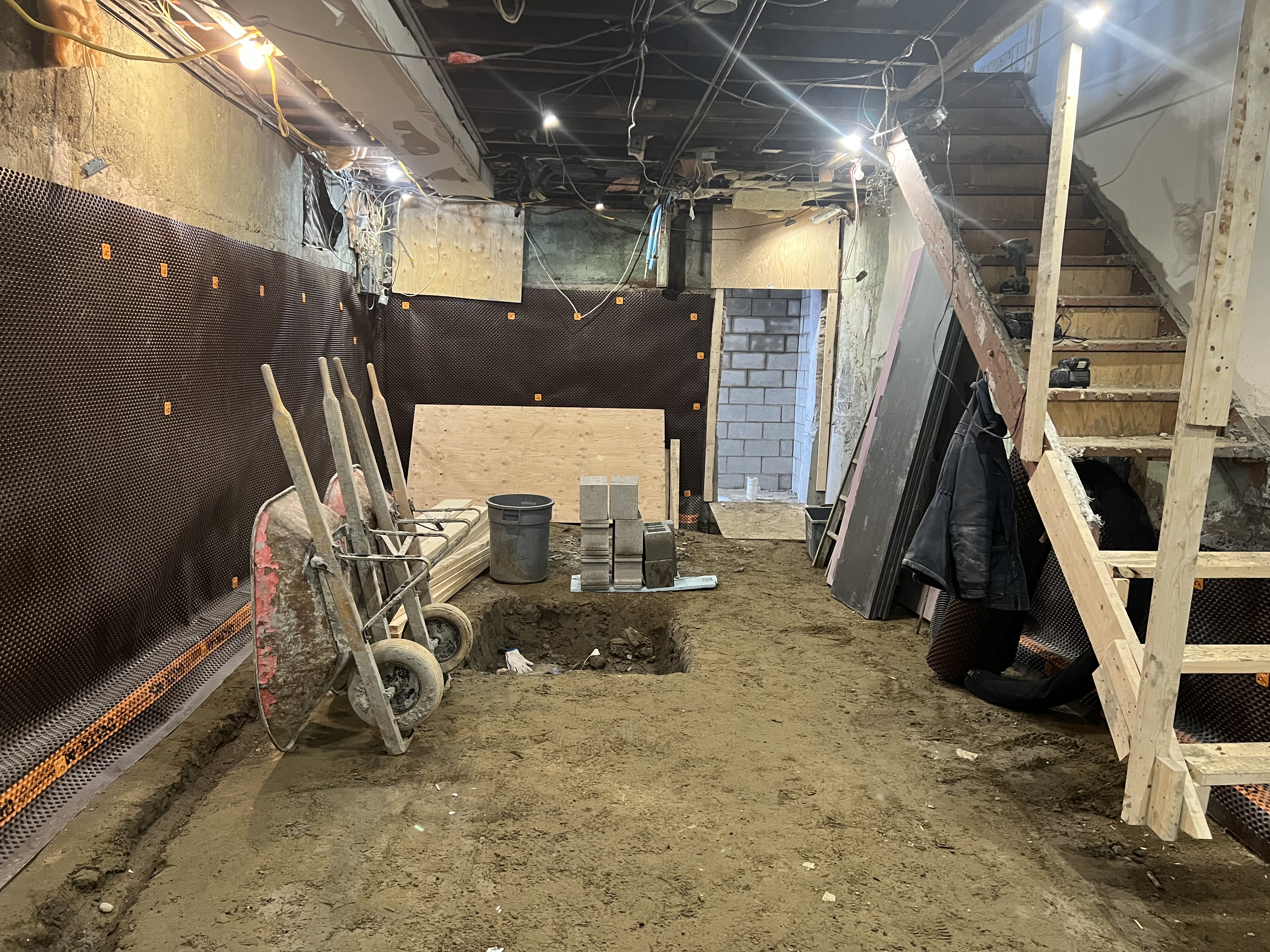 Underpinning & Walkout Basement Conversion — main view